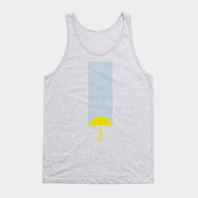 How I Met Your Mother (dark background) Tank Top by Gabriel Melo